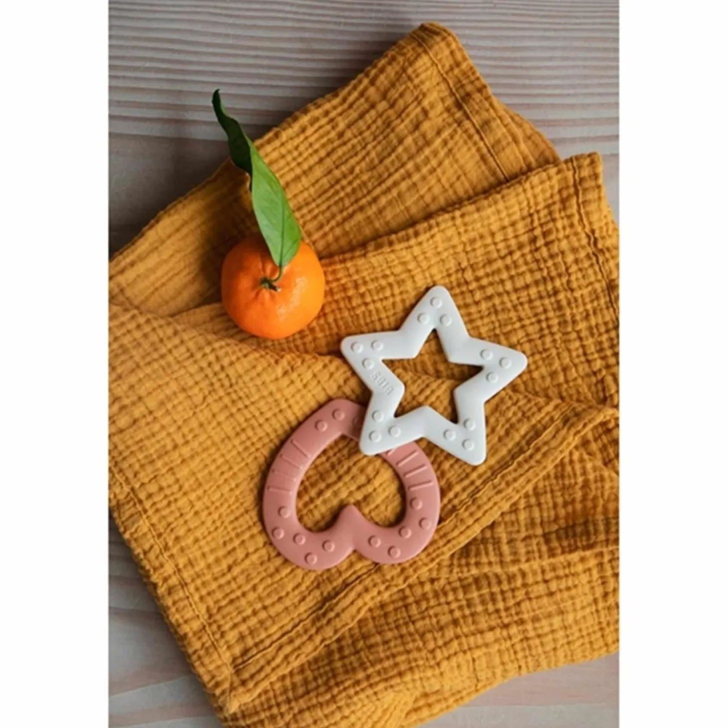 Bibs Baby Bitie Stjerne Ivory