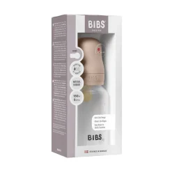 Bibs Blush Baby Flaske Round Latex 1 Pack 150 ml Slow Flow