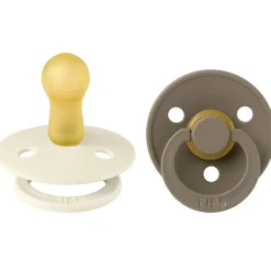 Bibs Colour 2-pak Latex Ivory/Dark Oak