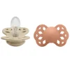 Bibs Infinity Silikone Symmetriske Sutter 2-pak Vanilla/Peach