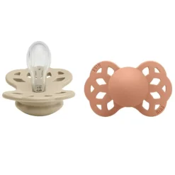 Bibs Infinity Silikone Symmetriske Sutter 2-pak Vanilla/Peach