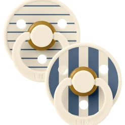 Bibs Ivory Steel Blue Mix Studio Colour 2-pack Pin Latex