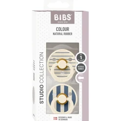 Bibs Ivory Steel Blue Mix Studio Colour 2-pack Pin Latex