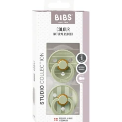 Bibs Sage Mix Studio Colour 2-pack Pin Latex