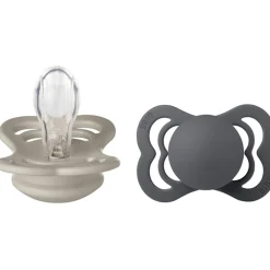 Bibs Supreme Silikone Sutter 2-pak Sand/Iron