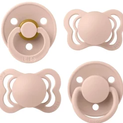 Bibs Try-it Collection Silikone/Naturgummi Sutter 4-pak Blush