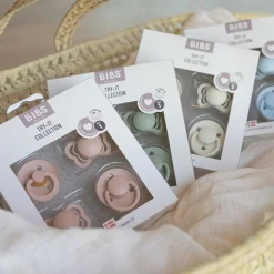 Bibs Try-it Collection Silikone/Naturgummi Sutter 4-pak Sage