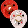 Bibs x Moomin Pacifier Colour 2 pack Dancing Latex Size 1 Candy Apple mix