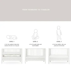 Cam Cam Harlequin Babyseng White