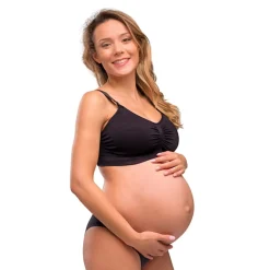 Carriwell Graviditets- og Amme-BH m. Indlæg Sort
