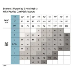 Carriwell Graviditets- og Amme-BH m. Indlæg og Carri-Gel Hvid