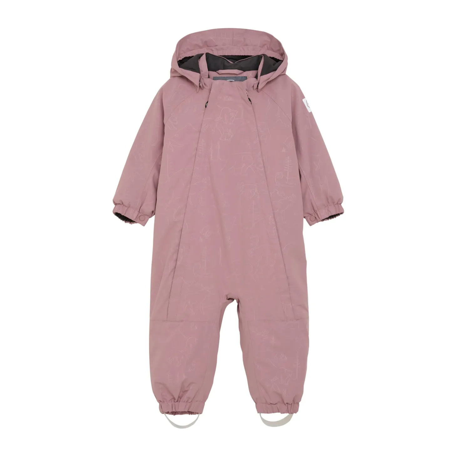 Color Kids Flyverdragt med mønster - "Embos" - Woodrose