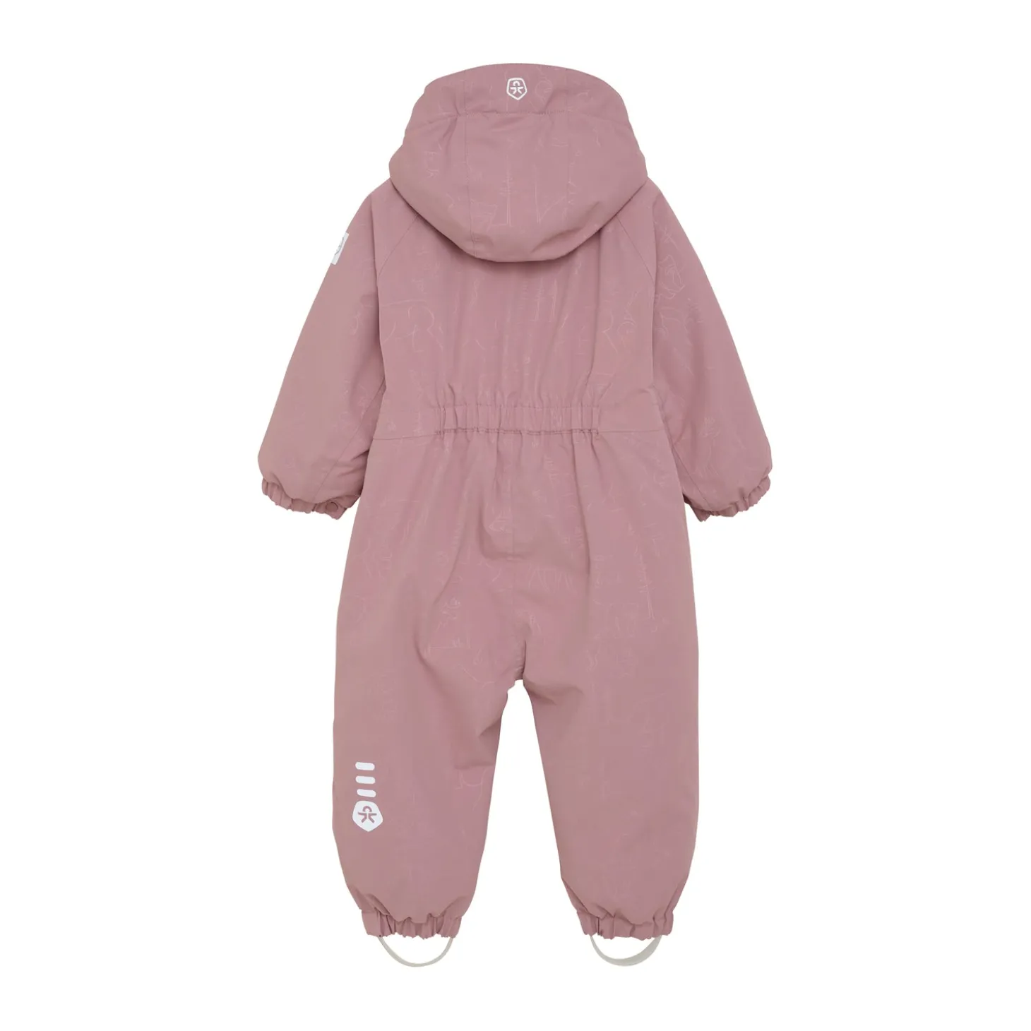 Color Kids Flyverdragt med mønster - "Embos" - Woodrose