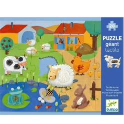 Djeco Følepuslespil Bondegård