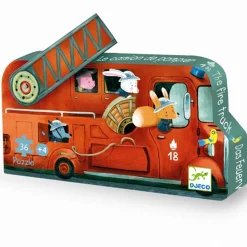 Djeco Puslespil Brandbil