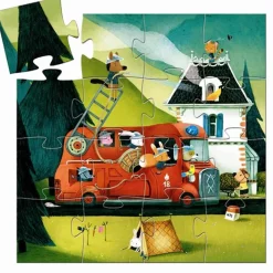 Djeco Puslespil Brandbil