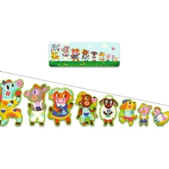 Djeco Puslespil Duo Stor og Lille på Bondegården