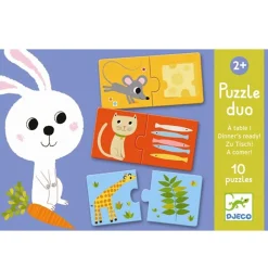 Djeco Puslespil Hvem Spiser Hvad