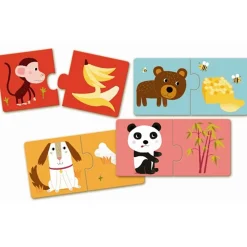 Djeco Puslespil Hvem Spiser Hvad