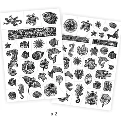 Djeco Tattoos Polynesien