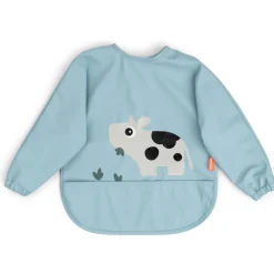 DonebyDeer Blå Hagesmæk m/Ærmer og lomme Tiny farm