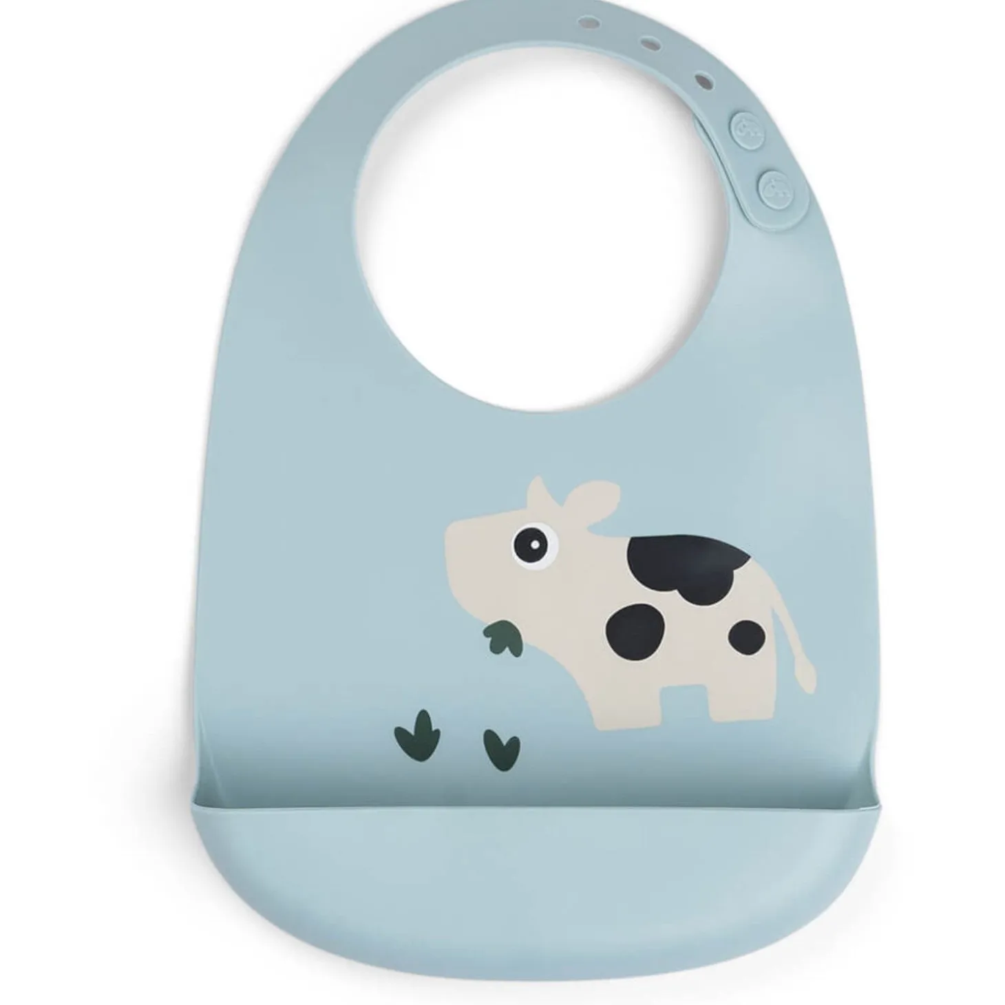 DonebyDeer Blå Silikone Hagesmæk Dotti