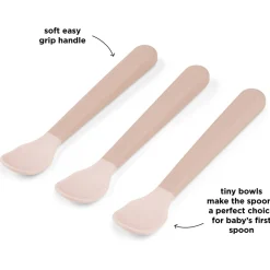 DonebyDeer Foodie Easy-Grip Babyske 3-Pak Pudder