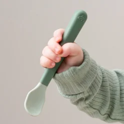 DonebyDeer Foodie Easy-Grip Babyske 3-Pak Grøn