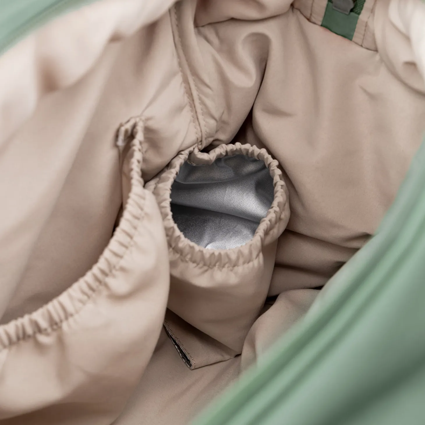 DonebyDeer Green Quiltet Pusletaske