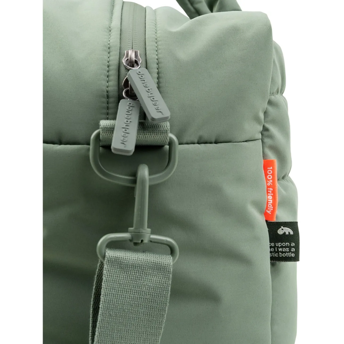 DonebyDeer Green Quiltet Pusletaske