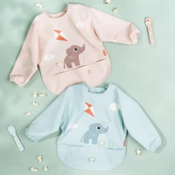 DonebyDeer Hagesmæk M/Ærmer Og Lomme Playground Blå