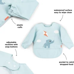 DonebyDeer Hagesmæk M/Ærmer Og Lomme Playground Blå