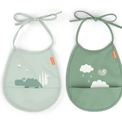 DonebyDeer Mini Hagesmæk M/Lomme 2 Stk. Croco Grøn