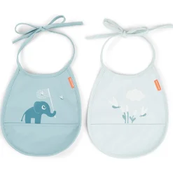 DonebyDeer Mini Hagesmæk M/Lomme 2 Stk. Elphee Blå