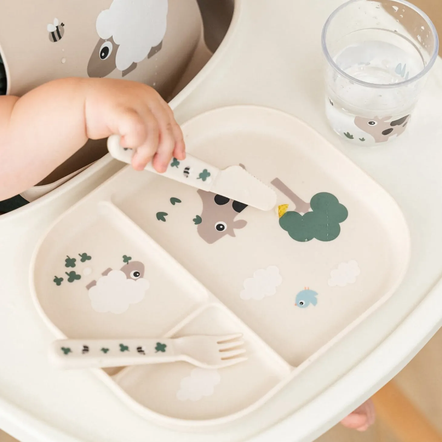 DonebyDeer Sand Foodie Bestiksæt Tiny farm