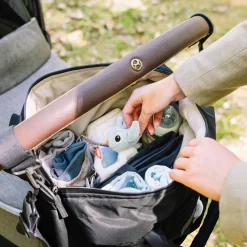 DonebyDeer Sort Quiltet Pusletaske