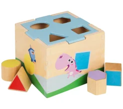 DR Minisjang Børste puttekasse i træ