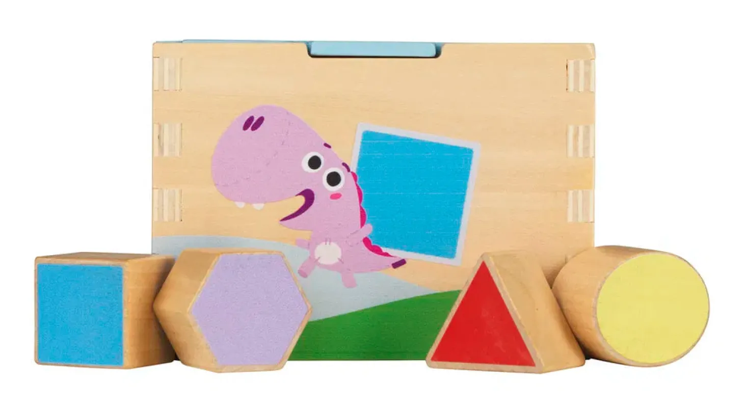 DR Minisjang Børste puttekasse i træ