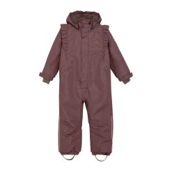 EnFant flyverdragt med frynser og glimmer - Rose Taupe