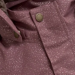 EnFant flyverdragt med frynser og glimmer - Rose Taupe