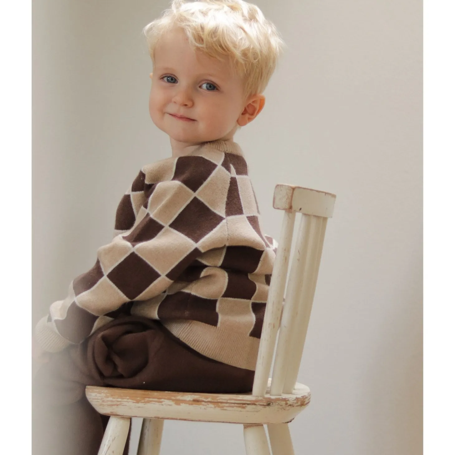 Fliink Humus Check Alon Check Pullover