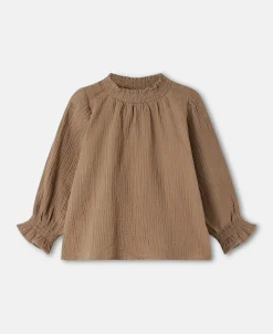 Fliink PACO LS BLOUSE - PINE BARK
