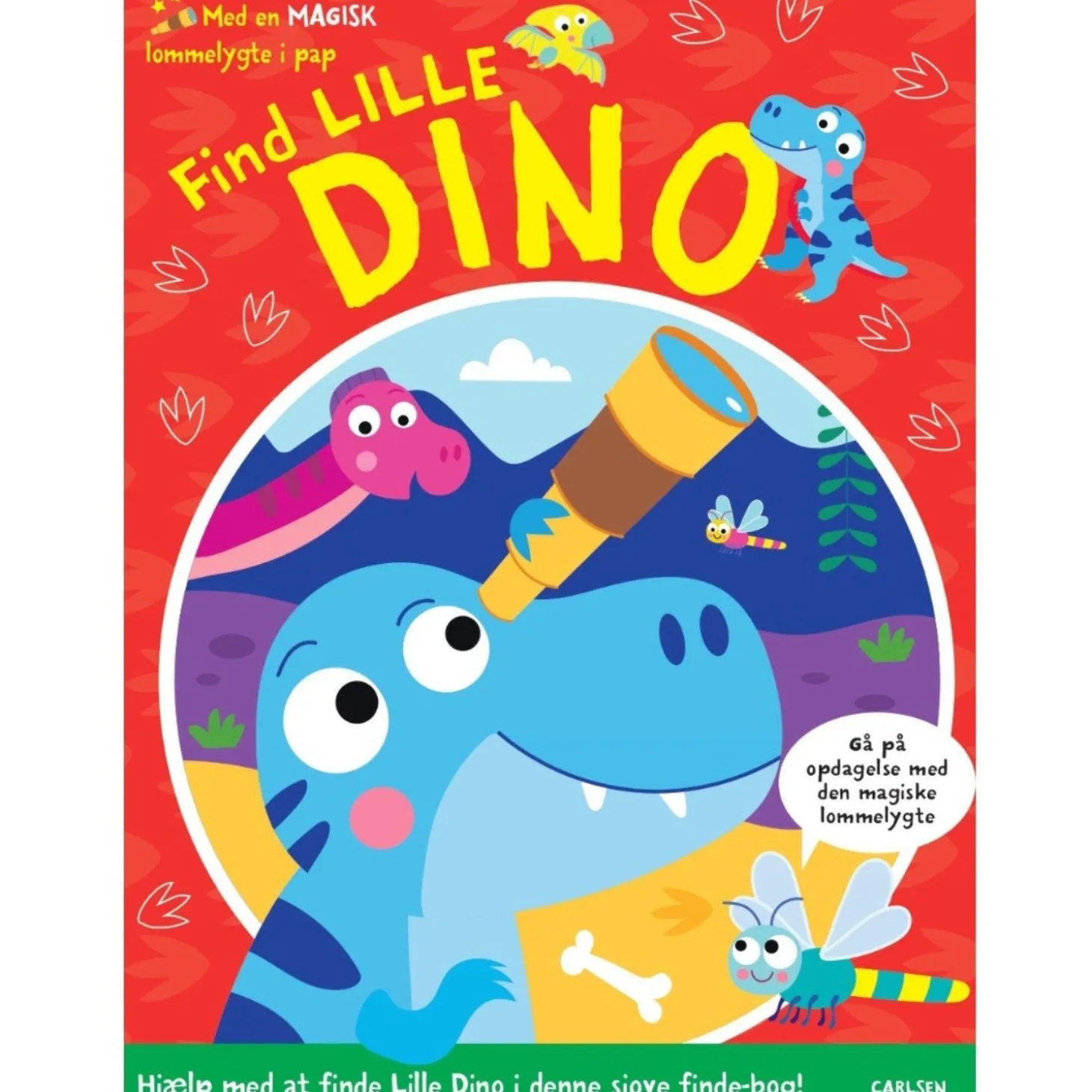 Forlaget Carlsen Find Lille Dino - Med en magisk lommelygte