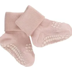 GObabyGO Bamboo Strømper Antislip Soft Pink
