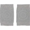 Gobabygo Grey Melange Crawling Knæbeskyttere Organic Terry Bomuld