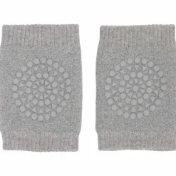 Gobabygo Grey Melange Crawling Knæbeskyttere Organic Terry Bomuld