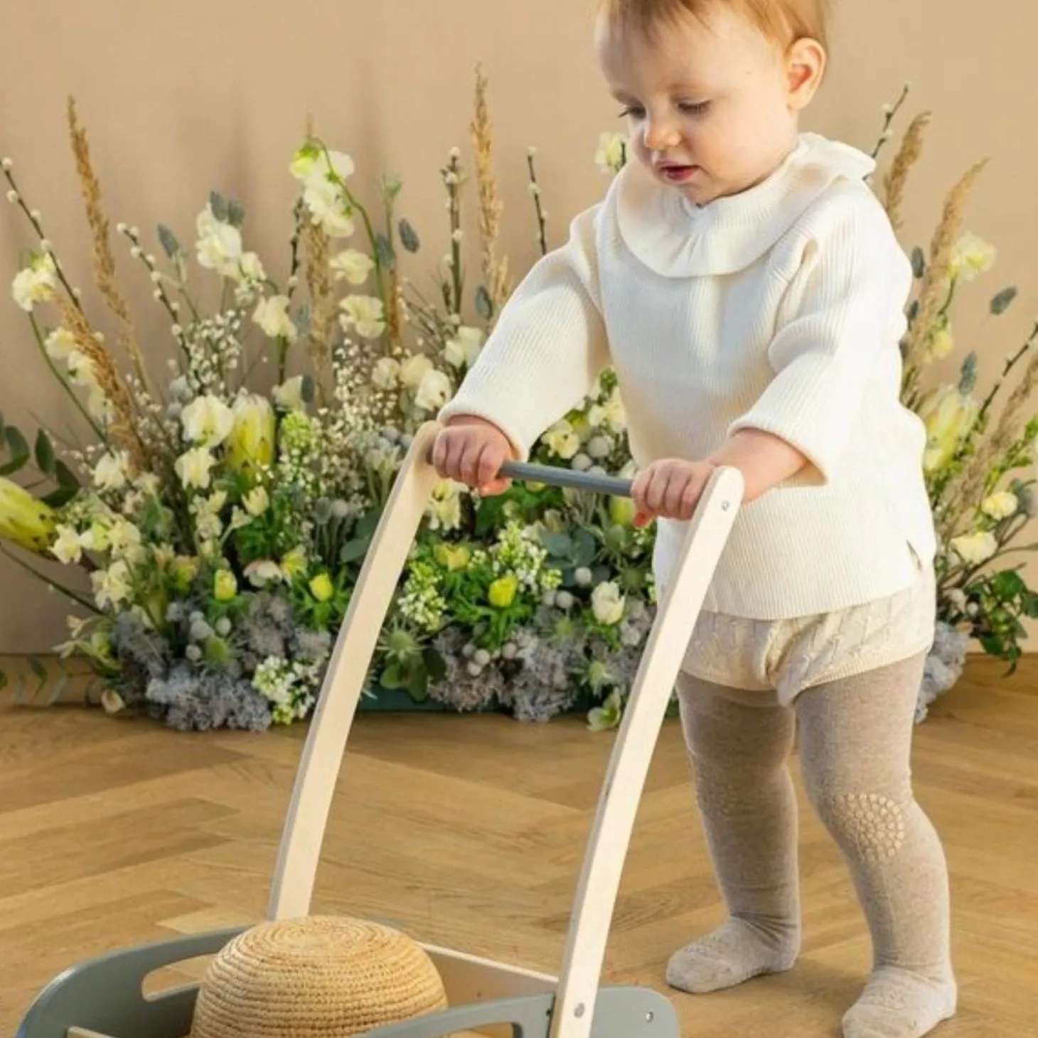 Gobabygo Sand Crawling Strømpebukser Organic Bomuld