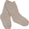 Gobabygo Sand Non-Slip Strømper Organic Terry Bomuld