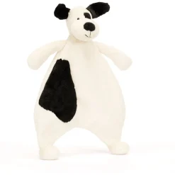Jellycat Bashful Black & Cream Hvalp Nusseklud