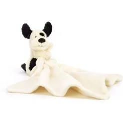 Jellycat Bashful Black & Cream Hvalp Nusseklud